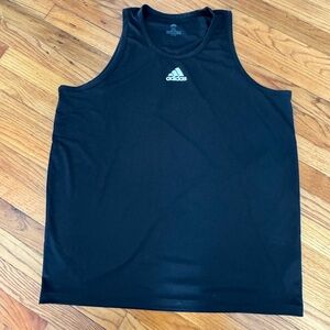 Adidas Men's Black Sleeveless Top
